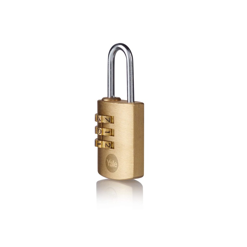 40mm Brass Combination Padlock pk 1 box