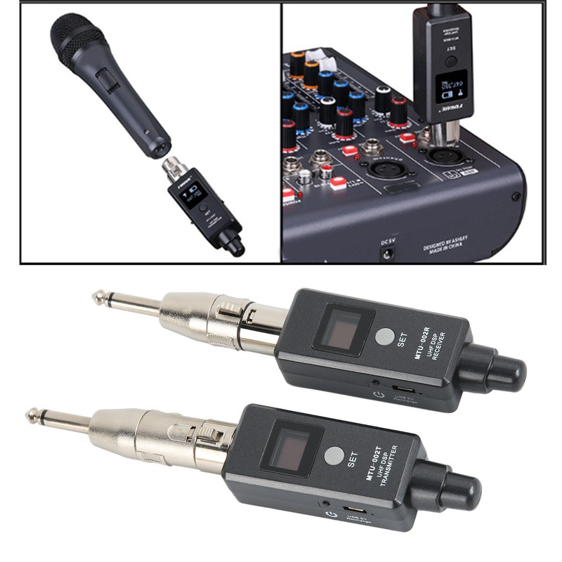 Microphone Wireless System XLR Wireless Transmitter and Receiver Wireless Microphone