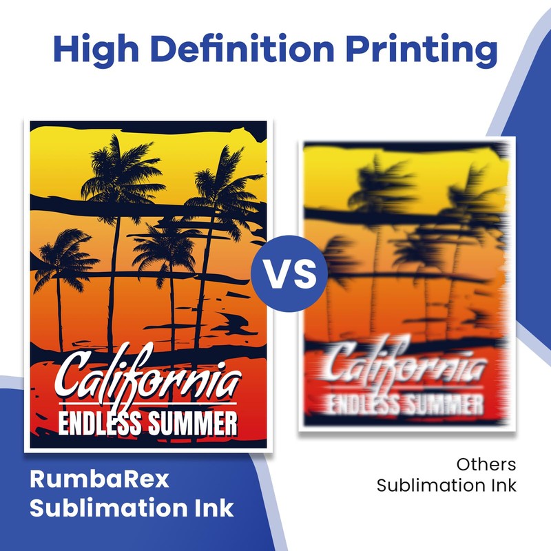 RumbaRex SP01 SP-1 Sublimation Ink Cartridge 4-Pack SP01BKS SP01CS SP01MS