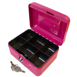 6" Cash box pink