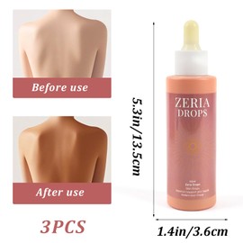 Sunless Tanning Drops, Bräunungstropfen, Bräunungsöl, Enthüllen Sie einen Gesunden Teint und Eine Bezaubernde Ausstrahlung, 60 ml/Flasche, 3 Flasche