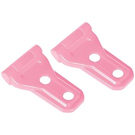 Bonbo Engine Hood Hinge Trim Cover Exterior Accessories for 2018-2021 Jeep Wrangler JL JLU Sports Sahara Freedom Rubicon Unlimited Gladiator JT 2PCS (Pink)