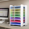 CKAGF 12x12 Paper Organizer Storage, 8 Tier Scrapbook Paper Storage