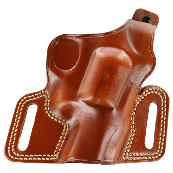 Galco - Silhouette High Ride Belt Holster for Smith and 1911 5-Inch Colt, Kimber, Para USA, Springfield, Right Hand (Tan) (SIL212)