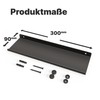Minismus Wall Shelf - Stainless Steel Hanging Shelf with Anti-Fall