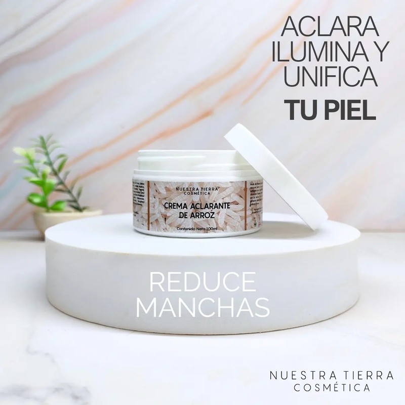 Kit Aclarante Rostroaxilasentrepiernas Jabon Y Crema Arroz