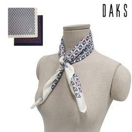 Daks 대구백화점 닥스면대 나염 손수건(DGL1302) Daegu Department Store Daks Cotton Printed Handkerchief (DGL1302)