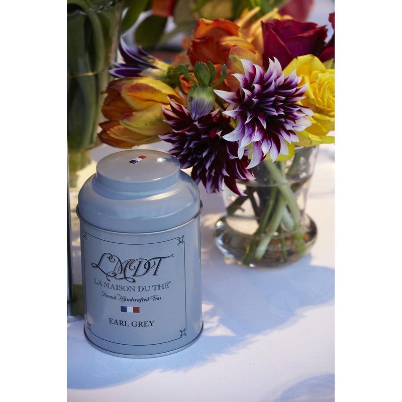 LMDT French Handcrafted Earl Grey Tea. Enveloped Teabags, 100 Count