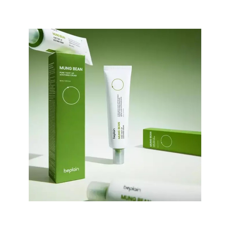 B-Plain 비플레인 녹두 모공 타이트업 수딩크림 60mlx2개+20ml [총140ml] Biplaine Mung