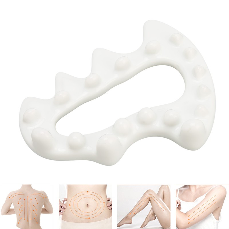 Body Face Ceramic Gua Sha Massager Static Free Eliminate Cellulite