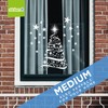 Christmas Windows Stickers - Christmas Star Tree with Xmas Stars