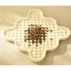 Fussy Cat Ceramic 'Lick Mat' Cat Slow Puzzle Feeder Bowl.