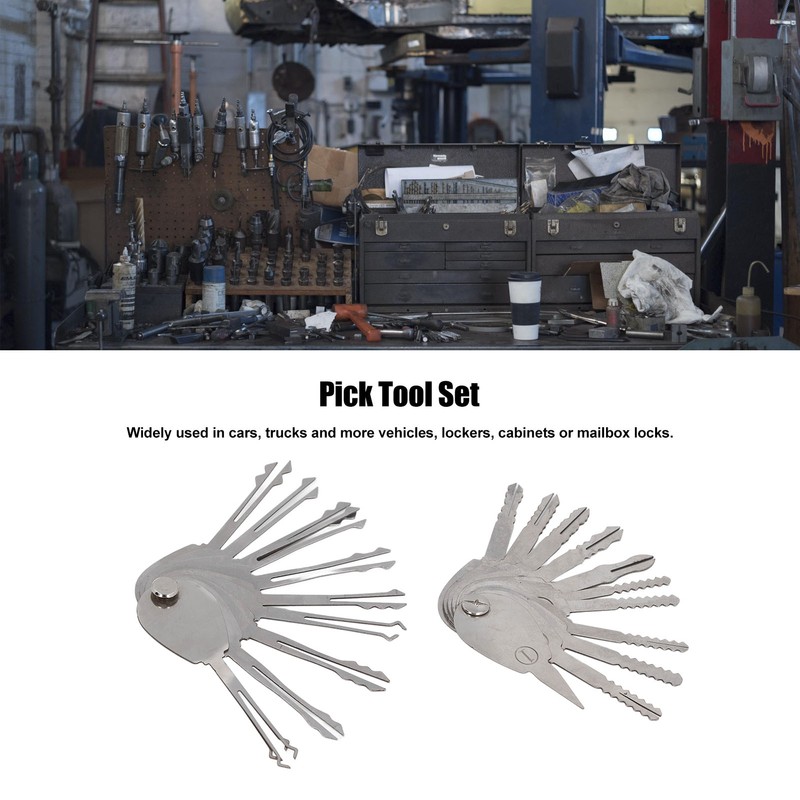 21Pcs Car Maintenance Tools Stainless Steel Accuracy Heavy Duty Pick