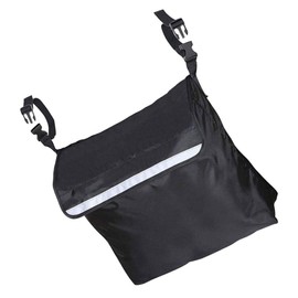 FRCOLOR Wheelchair Hanging Storage Bag Heavy Duty Organizer with Multiple Compartments Design Easy Installation for Elderly Seniors Adults Compatible with Electric Wheelchairs