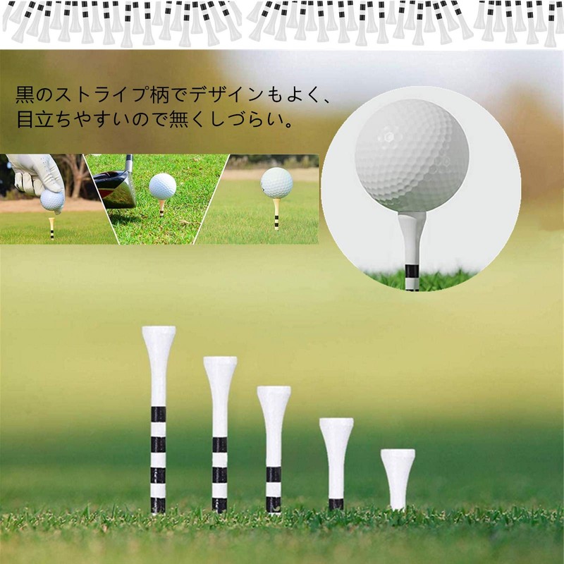 YFFSFDC Golf Tees 3.3 inches (83 mm) Height Adjustable Long