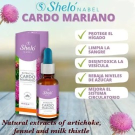 2 Pack Cardo Mariano Sheló Nabel Gotas 30ml