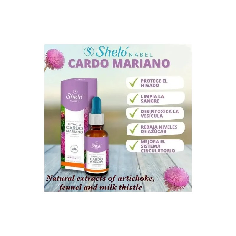 2 Pack Cardo Mariano Sheló Nabel Gotas 30ml