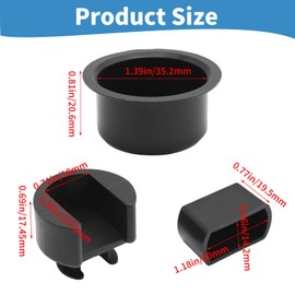 Hoypeyfiy 38641 Tailgate Hinge Insert Kit 38641 Replacement for Ford F250 F450 F550, Replacement for 150, Tailgate Hinge Pivot Bushing Insert Kit