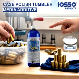 Iosso Case Polish – Brass Cartridge Case Polishing Compound – Bio-Based Formula for Smooth, High-Luster Finish (32 oz)
