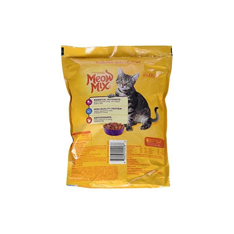Meow Mix Original Choice Dry Cat Food 18oz Small Bag