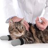 4 PCS Cat Mittens to Prevent Scratching, Adjustable Cat Booties