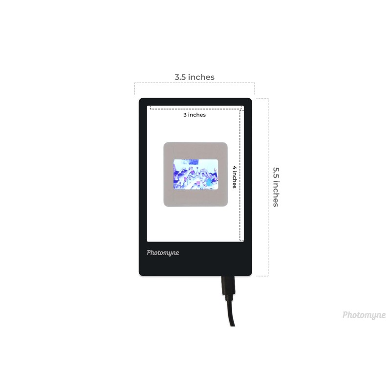 Photomyne A7 Mini Light Pad Backlight Portable Hands-Free Ultra-Thin Ultimate