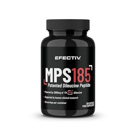 Efectiv Nutrition MPS185 - Vegan, Gluten Free, Mass Gainer with DL185 Dileucine. Supports Muscle Growth & Recovery. Enhances Muscle Protein Synthesis via mTOR Pathway - 30 Servings.