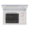 Bodermincer 72pcs 3D Effect Glue Bonded Mink Super Cluster Eyelash