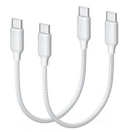 RAVIAD Cavo USB C USB C 100W [2Pezzi 50CM]Cavo USB Type-C PD3.0 5A Ricarica