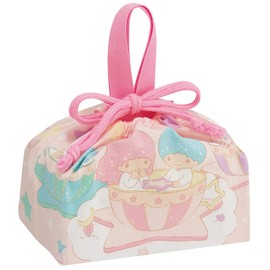 Skater KB7-A Children's Lunch Bag, Little Twin Stars, Sparkly Amusement Park, Sanrio, Made in Japan