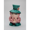 Fine Ceramic Fashion Lady Candy Cookie Jar by Dollymamas by