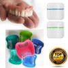 Denture Container with Strainer, Denture Box and Denture Cleaning Brush