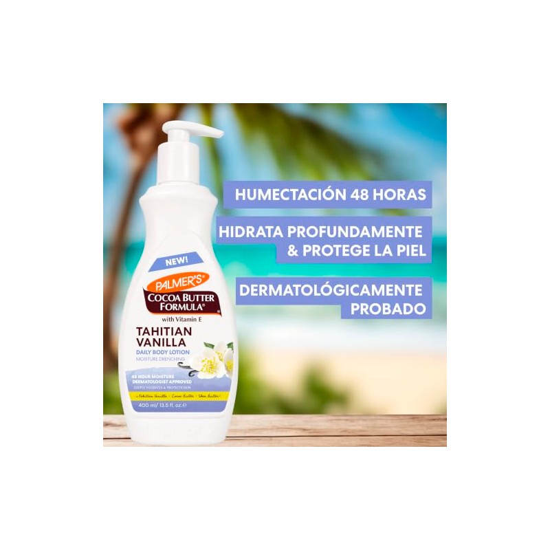 Palmer's Cocoa Butter Formula Tahitian Vanilla Loción Corporal, Loción Hidratante