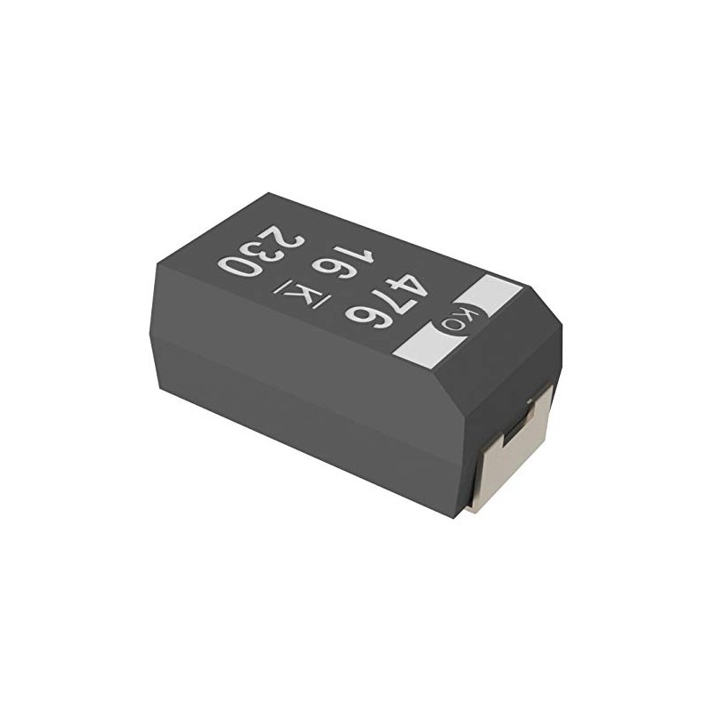 KEMET t520d107 m010ate018 surface mount tantalum capacitor, T520 series, 100