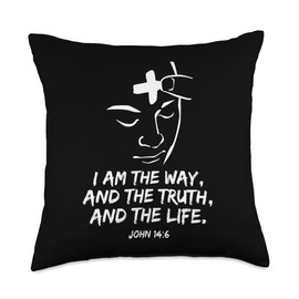 Christian Ash Wednesday, Jesus Bible Verse John 16:4 Throw Pillow