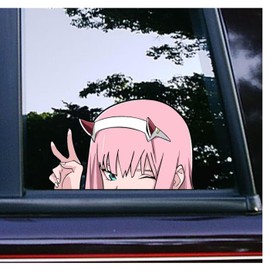 Car Stickers - Anime Vinyl Sticker, Peeking car Decals, Funny Stickers - Waterproof Bumper Stickers for Cars, Truck, Motorcycle, Wall, Window and Laptop.