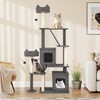 Tangkula 71 Inch Tall Cat Tree, Multi-Level Large Cat Tower