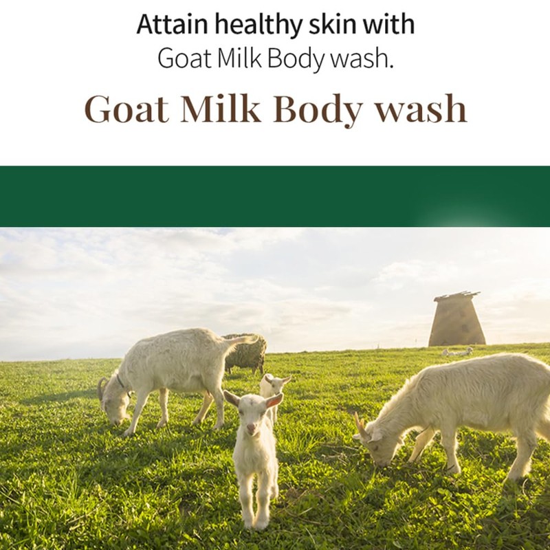 SHOWERMATE Goat Milk Body Wash Strawberry 27 fl oz /
