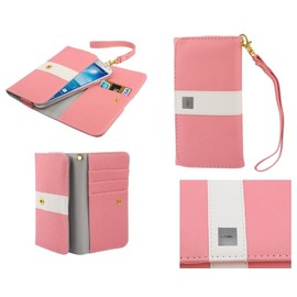 Premium DFV Mobile – With Design Line of Color with Credit Card Holder for = > Landvo L800