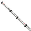 Firecore 13-Foot Aluminum Grade Rod, 8ths, 4 Sections Dual Sided