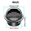 4inch Round Wall Vent Cap, piiyoosnn 304 Stainless Steel Air