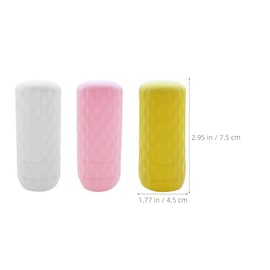 MAGICLULU Botellas de Viaje de Silicona para Artículos de Aseo, Paquete de 12 Envases Recargables a Prueba de Fugas - Tapa Protectora Antideslizante M