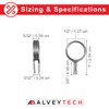 AlveyTech Universal Throttle Pot Torsion Spring for Mobility Scooters (Style