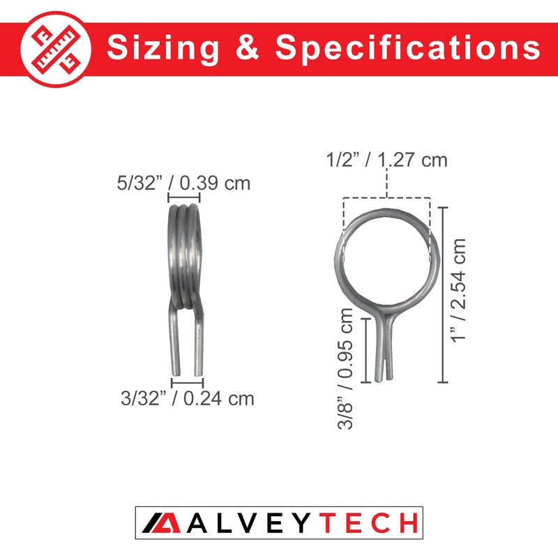 AlveyTech Universal Throttle Pot Torsion Spring for Mobility Scooters (Style