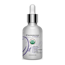 Organic Evening Primrose Oil - USDA Certified Organic - 100% Pure Unrefined Cold Pressed Virgin Non GMO Vegan Carrier Oil for Skin, Hair, Nails, Face- 1 oz Glass and Dropper - Hydrates & Nourishes