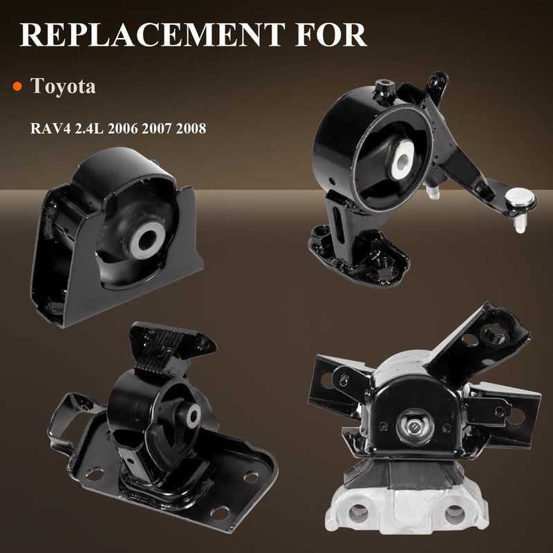 Engine Motor Mount & Trans Mount Replacement for Toyota RAV4