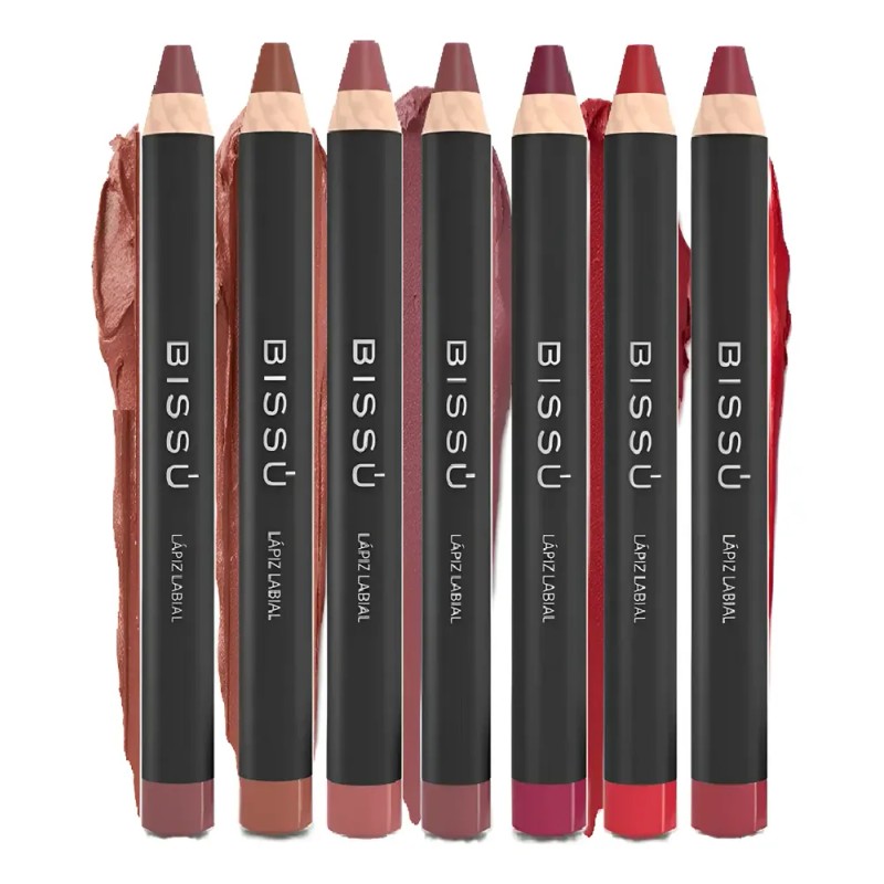 Kit Set 7 Piezas Lapiz Labial Bissú 7 Piezas