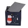IDIMEX Bear-2 Folding Storage Box, Storage Box, Fabric Box, Shelf