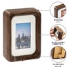Walnut & Beech Wood Frame 3/5 inch Mini for Tabletop