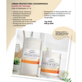 CREMA SOLIDA ACEITE DE TORTUGA 600 GR